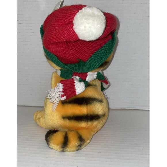 Vintage Dakin GARFIELD Plush 1981 Cat Skier Skiing Winter Stuffed Animal Toy - Picture 5 of 11